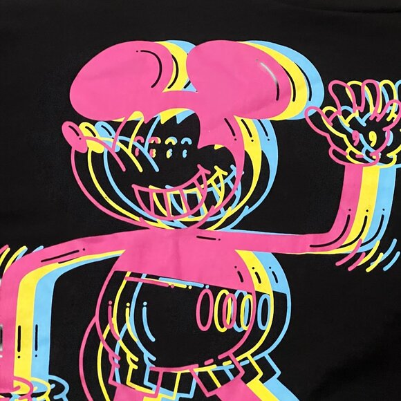 Disney Mickey Mouse Artist Series T Shirt Medium Short Sleeve Black Rafael Faria - Picture 6 of 6